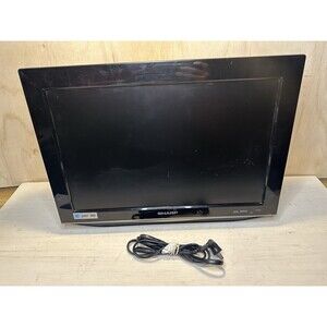 Sharp LC-22DV24U 19" LCD Flatscreen TV & Monitor w/ Built No Remote/Stand
